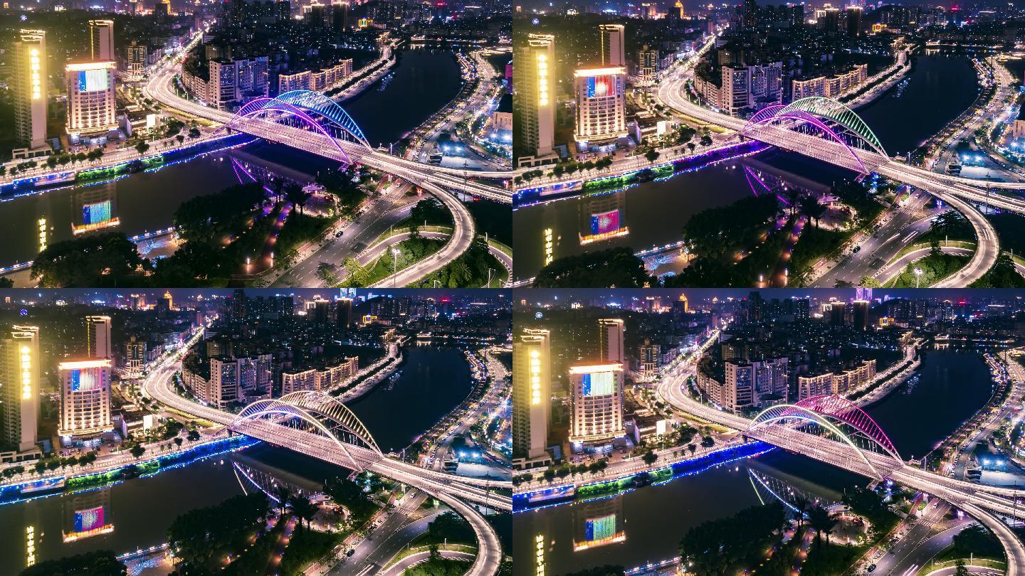 江门东华大桥4K（移动延时-前进）