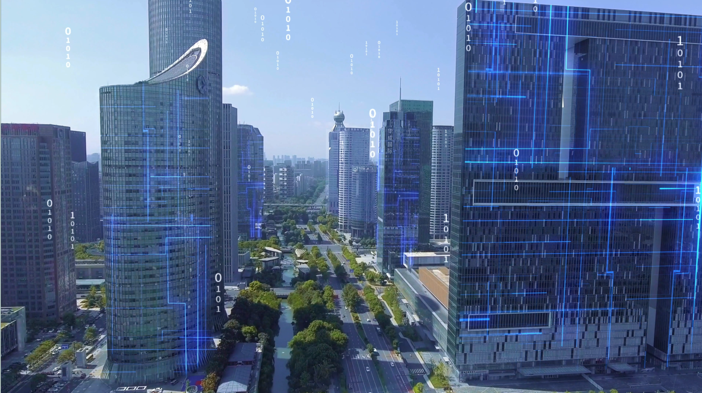 4K科技城市-智慧城市-互联网数字化信息