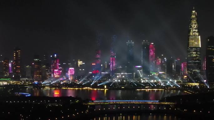 深圳40周年无人机灯光秀