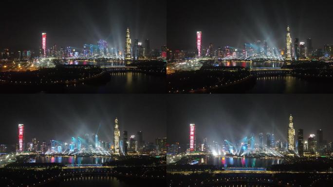 深圳40周年灯光秀