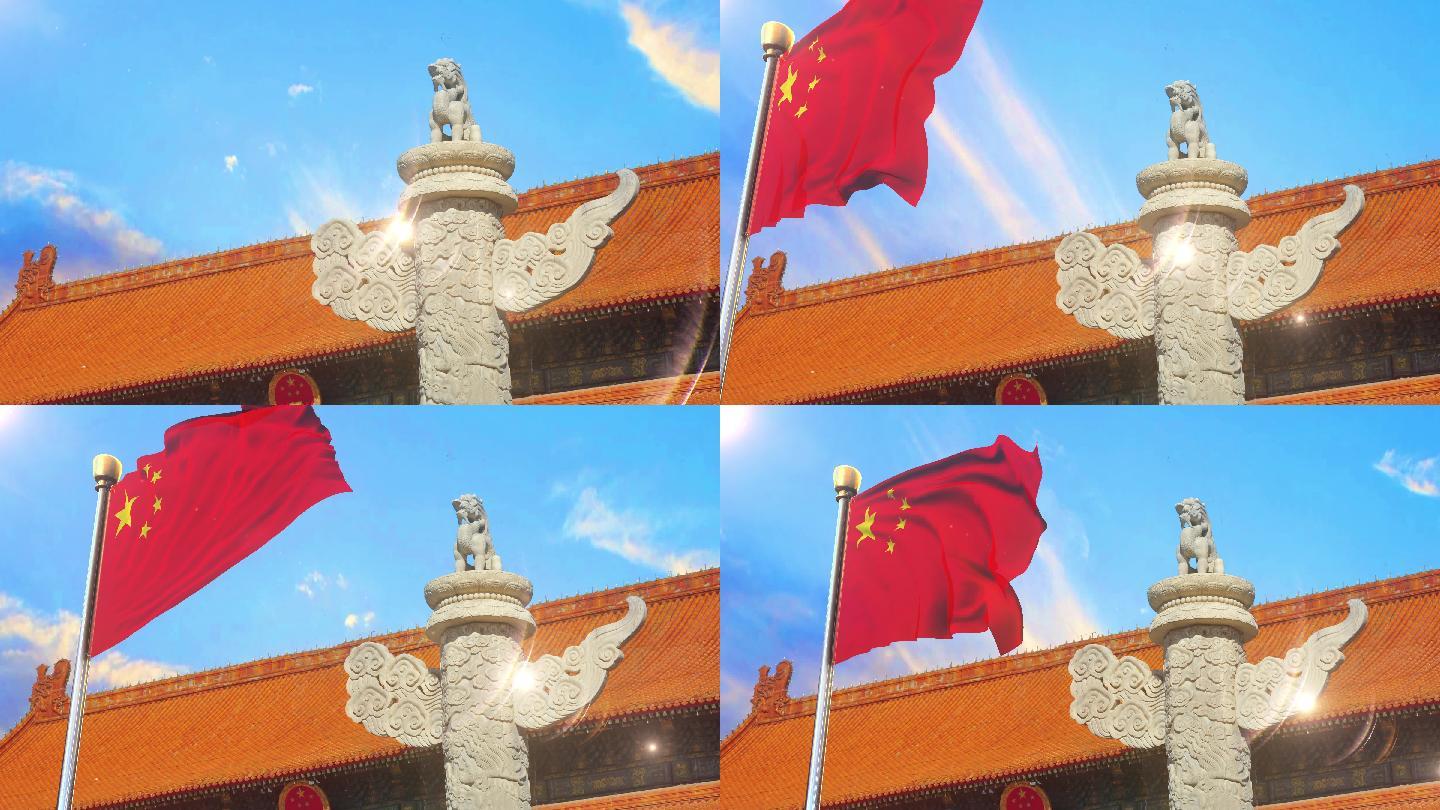 【4K】天安门国旗华表
