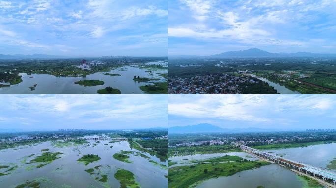 汶河湿地汤汤汶水