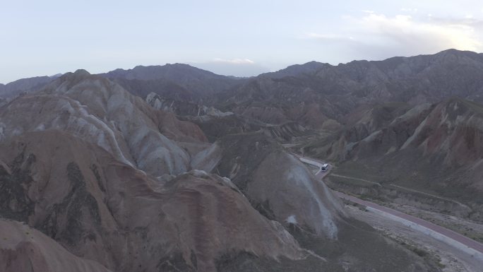 4K-HLG原素材-张掖丹霞景区航拍