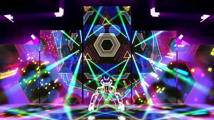 《Baby》抖音舞曲动感舞台背景