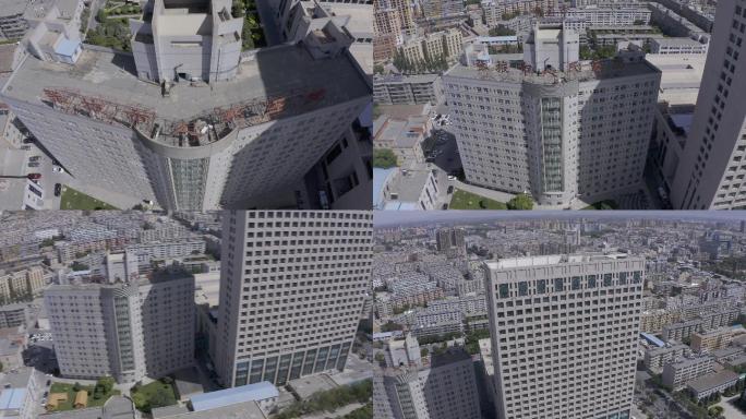 4K-HLG原素材-张掖市人民医院航拍