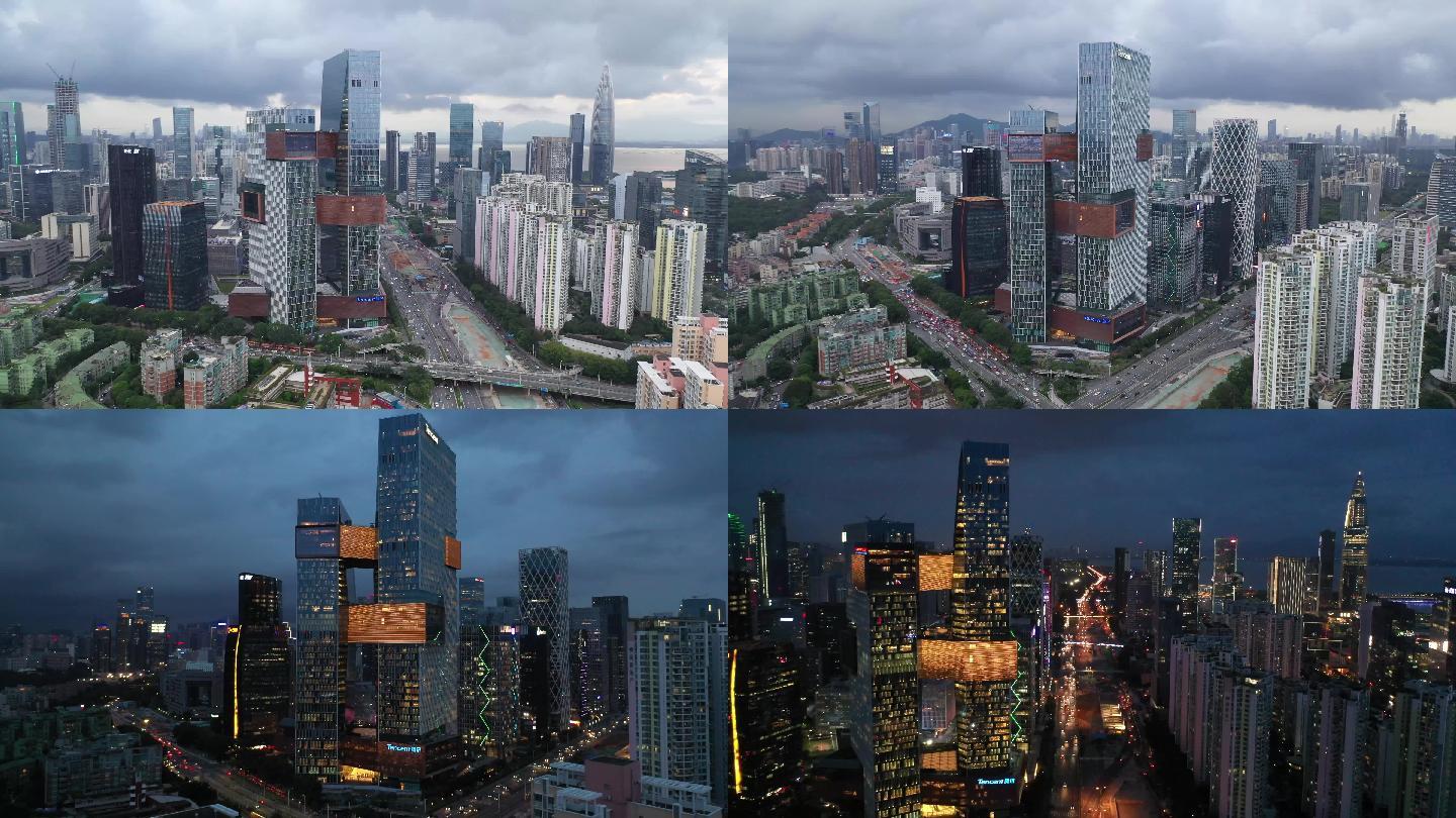 腾讯滨海大厦航拍（原创）4K