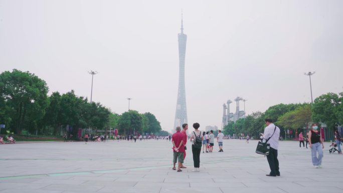 广州塔花城广场实拍