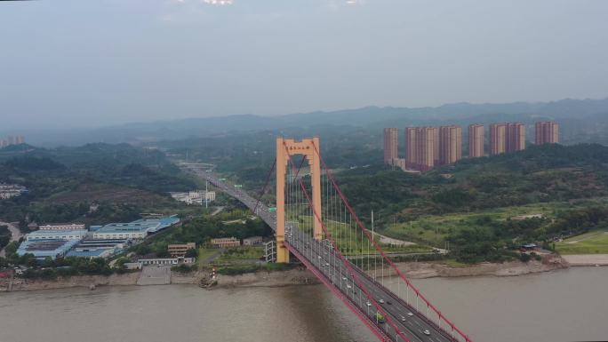 宜昌至喜长江大桥航拍
