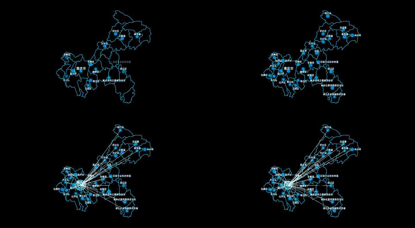 重庆市地图区域辐射城市通道视频