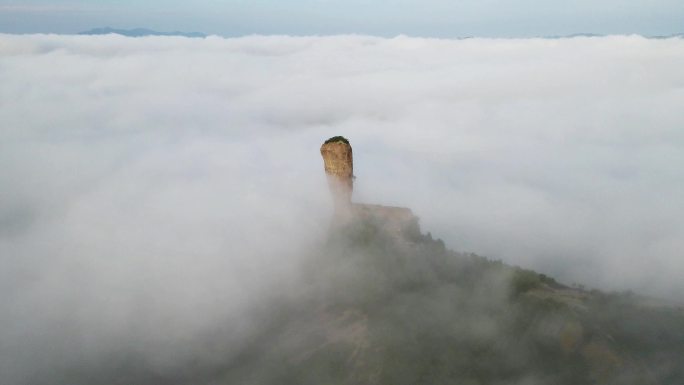 4K航拍-磬锤峰|延时|云海|近景