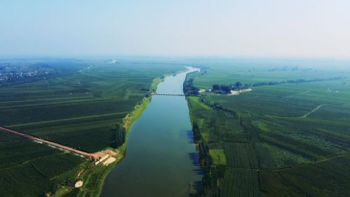 无人机航拍京杭大运河