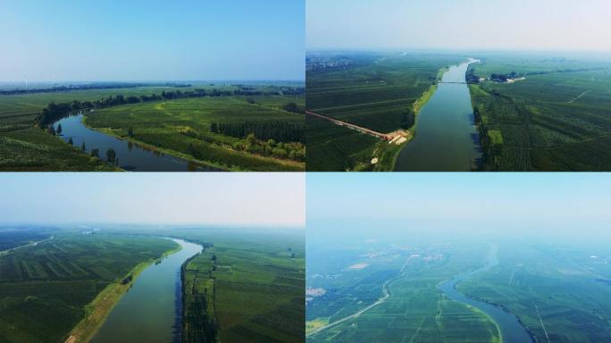 无人机航拍京杭大运河