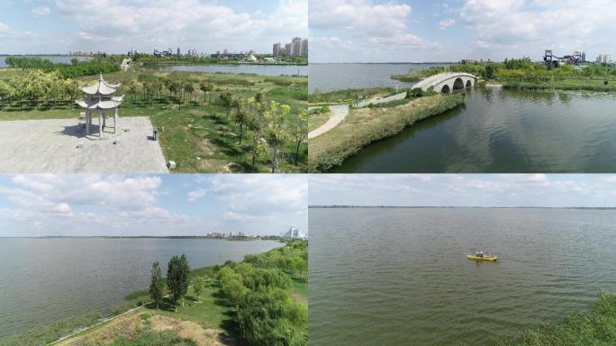 衡水湖风光航拍（4K50帧）