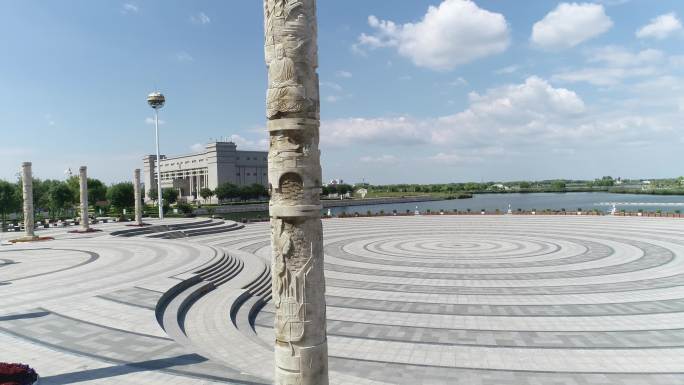 衡水湖九州广场柱子（4K50帧）