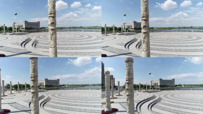 衡水湖九州广场柱子（4K50帧）