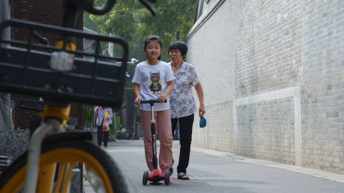 【4K】北京的老胡同生活