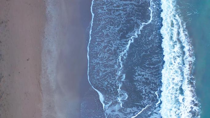 宁波象山沙滩海浪实拍4K素材剪辑