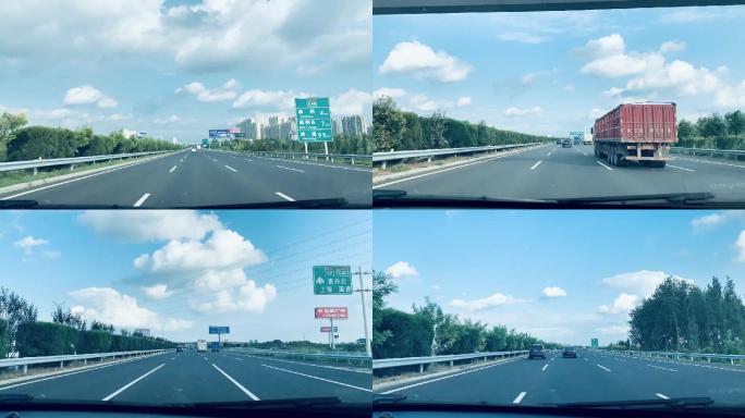 4k高速公路穿梭延时摄影
