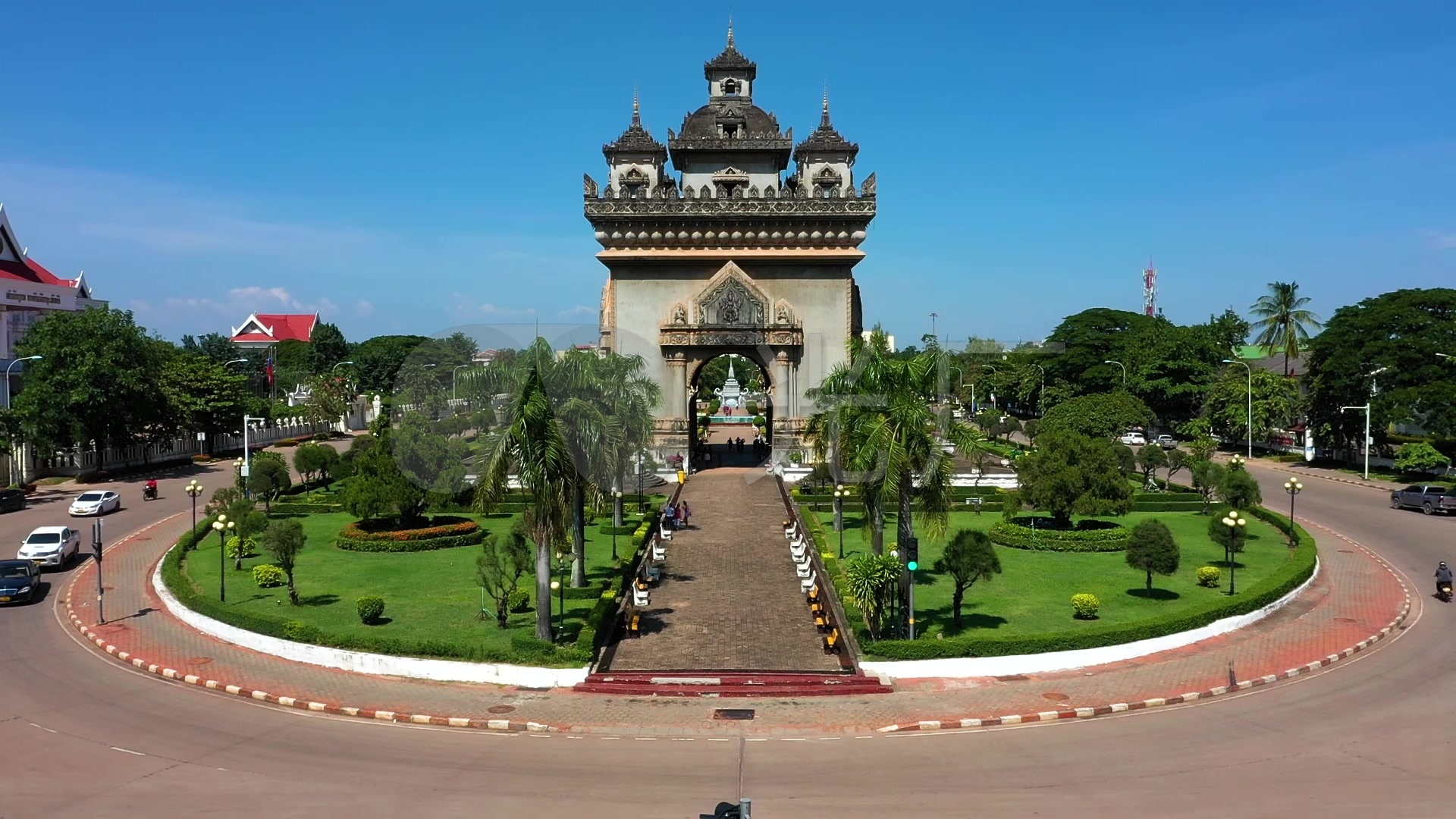 图1，老挝万象街景|老挝|万象|丹塔_新浪新闻