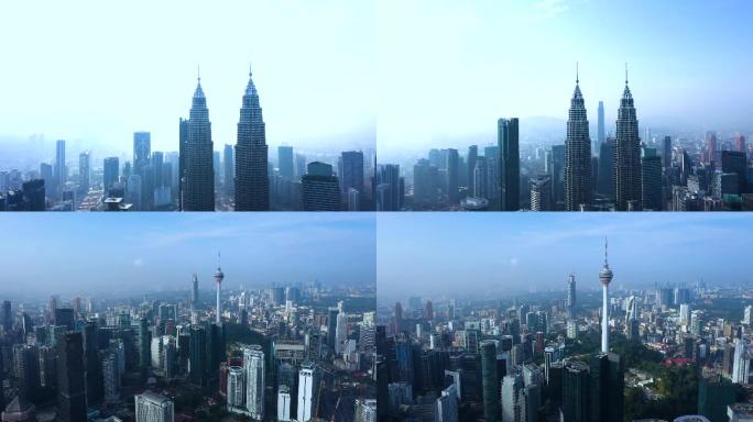 马来西亚吉隆坡城市高楼双子塔3