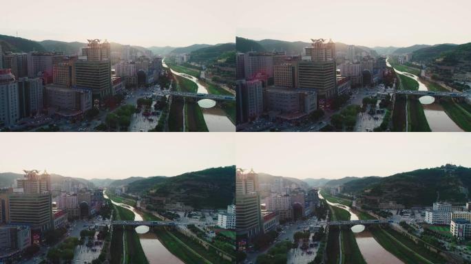 航拍延安清凉山01