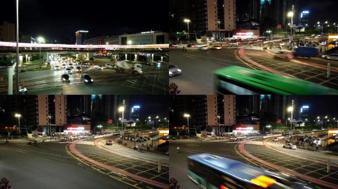 深圳城市车流延时摄影