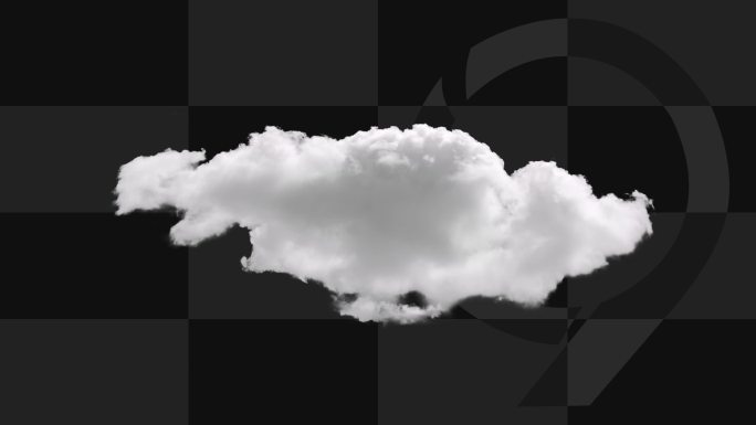 【透明通道】0059号4K动态云朵云雾