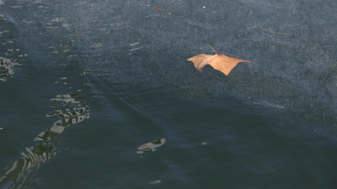 春天，冰河，河面，结冰，冰层，北方城市