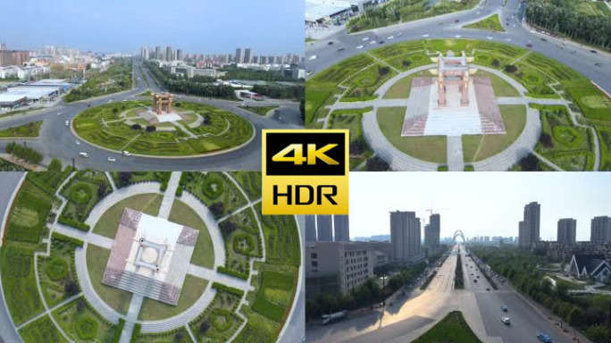 城市风光之天马广场4KHDR