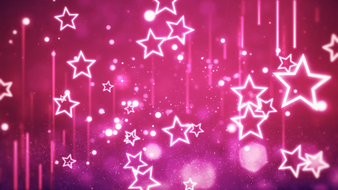 紫色浪漫星光粒子闪耀背景