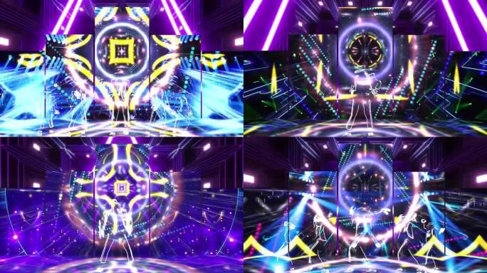 《Superstar》抖音舞曲动感舞台背