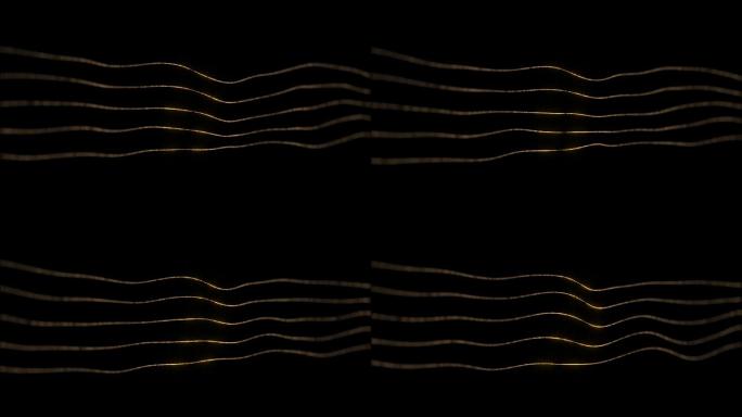 金色五线谱-无缝循环带透明通道