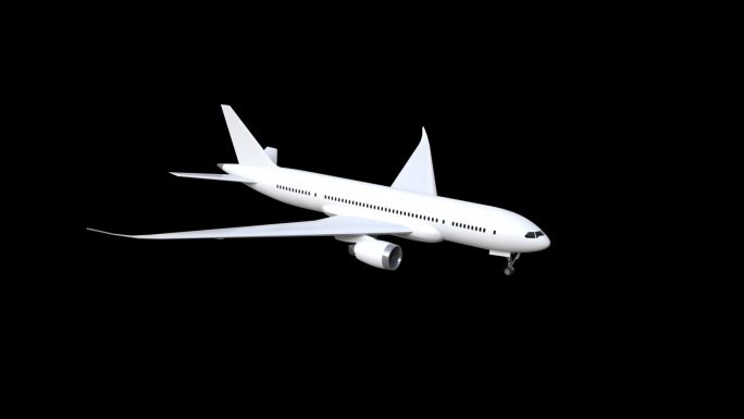 全息A380飞机模型