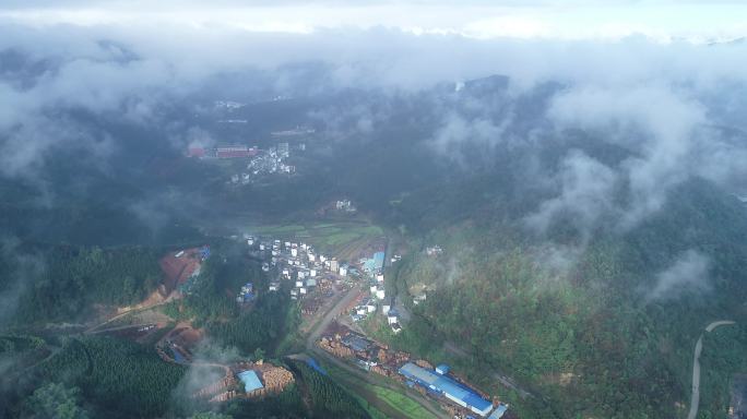 4K60帧南方山村航拍