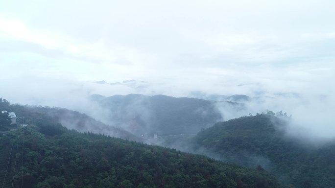 4K60帧南方山村航怕