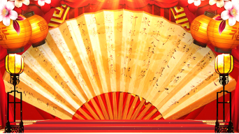 中国风戏曲相声小品评书快板背景