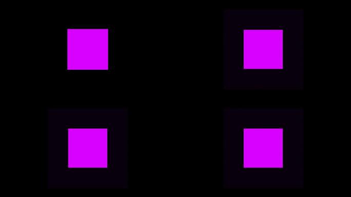 4K粉紫色正方形扩散方框辐射雷达定位通道