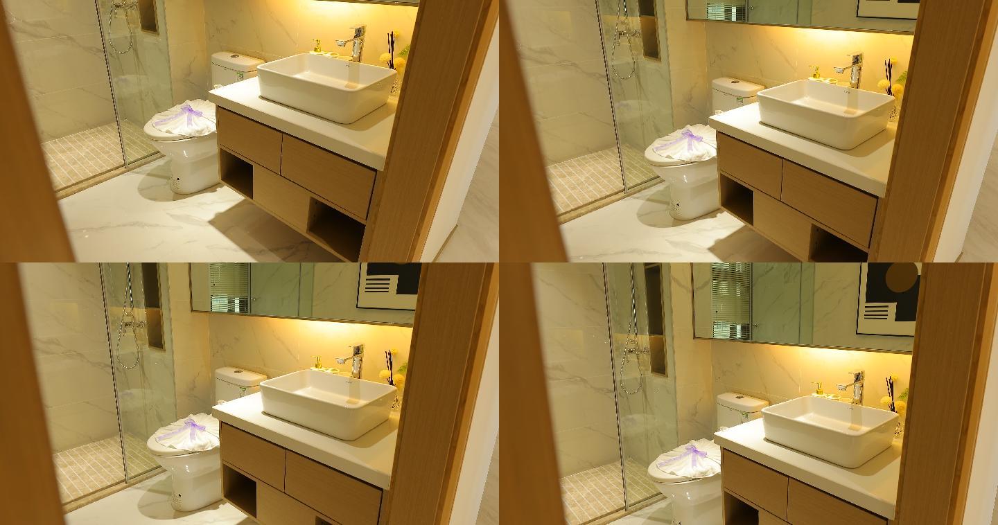 卫生间卫浴房地产空间设计4k