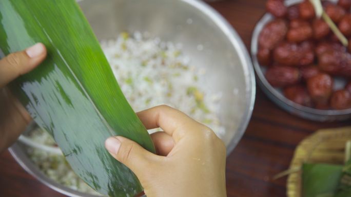 【原创】手工粽子、妈妈包粽子