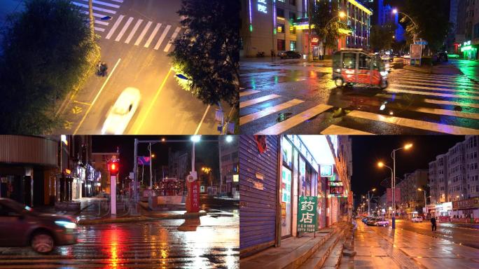 城市夜景视频素材