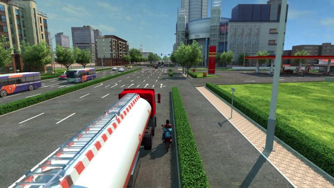 3D动画道路交通事故视频素材
