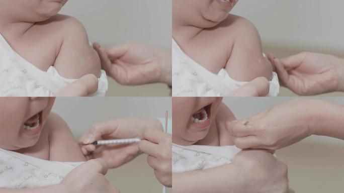 深圳医疗视频抗疫小婴儿注射疫苗
