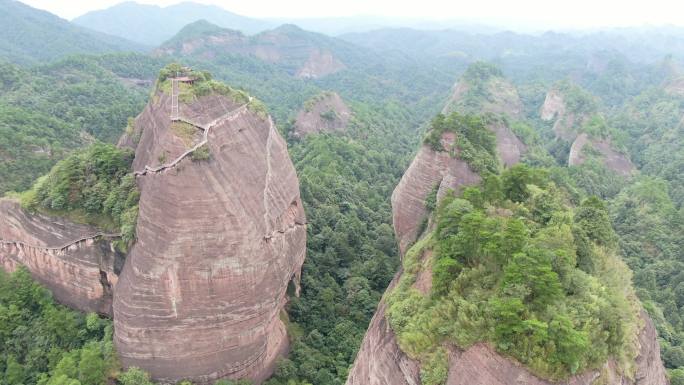 航拍湖南怀化万佛山