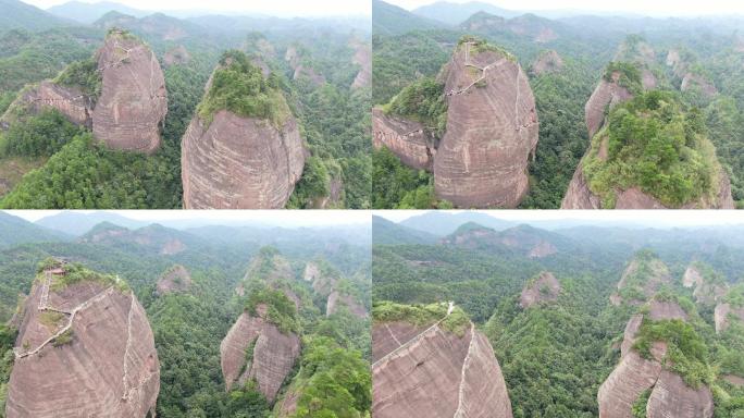 航拍湖南怀化万佛山