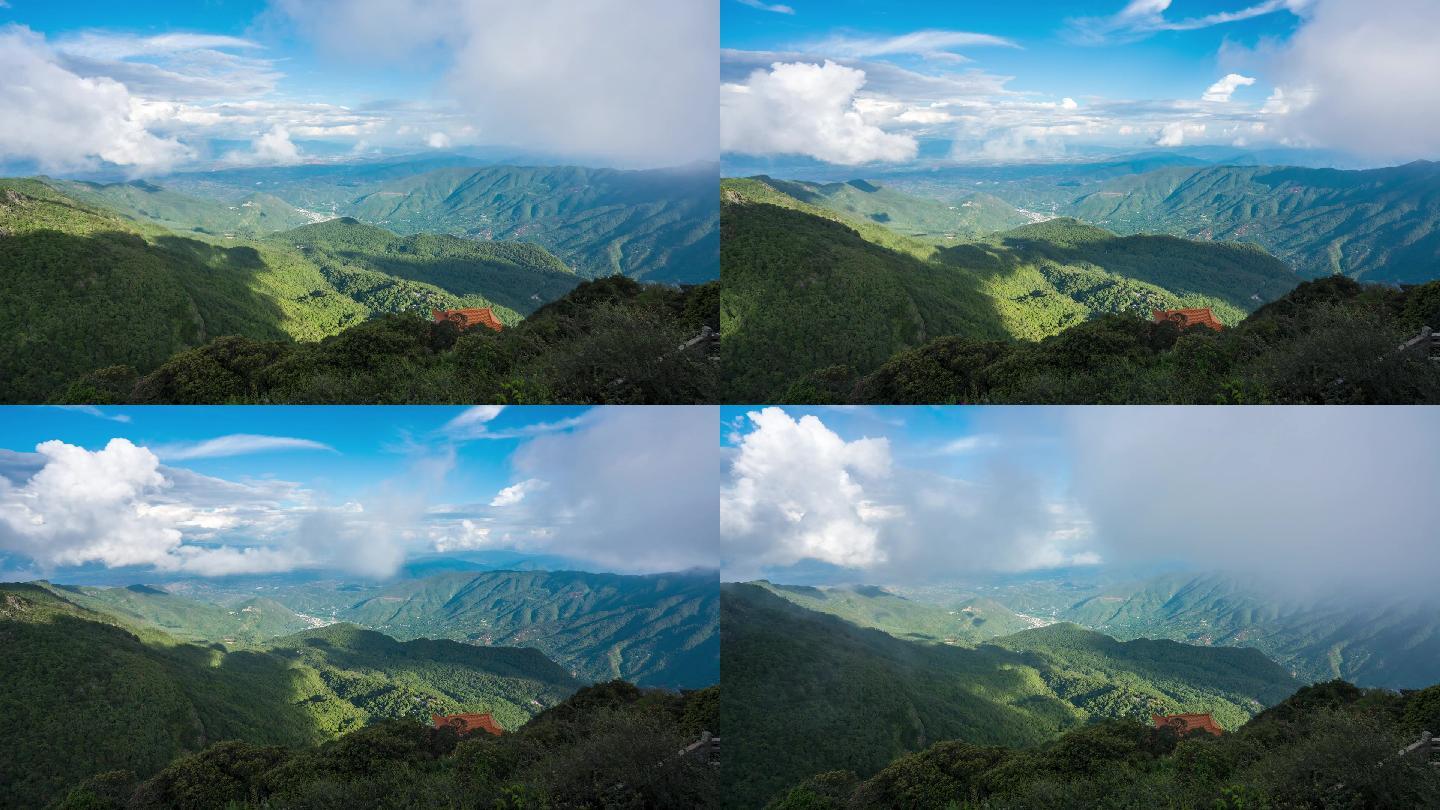 鸡足山俯瞰 19x1080 高清视频素材下载 编号 实拍视频 Vj师网www Vjshi Com