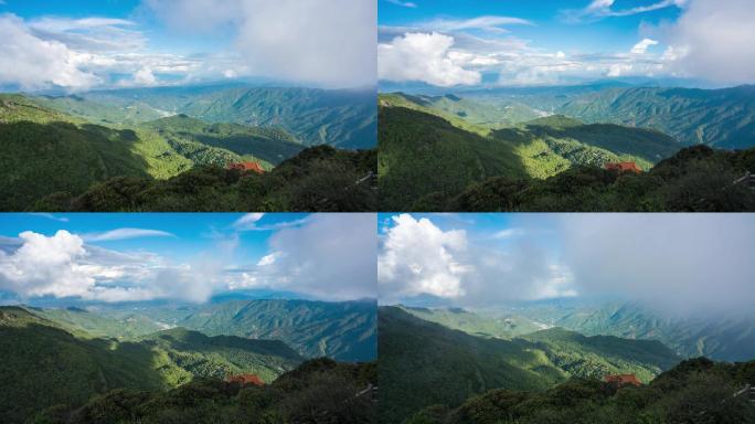 鸡足山航拍延时