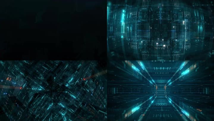 C4D高分辨率抽象电子科技风格贴图