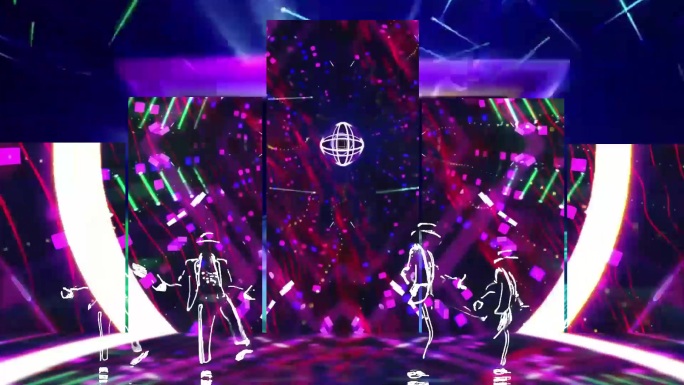 《百慕大DJ》抖音舞曲动感舞台背景