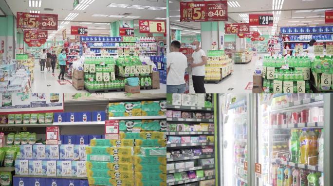 超市购物消费生活用品展示卫生用纸