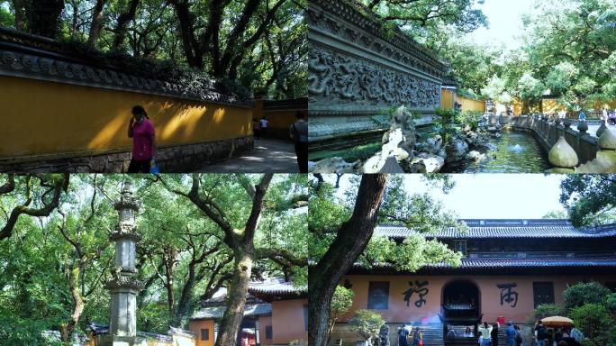 浙江舟山普陀山法雨寺视频